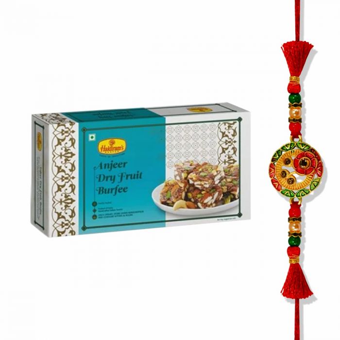 Anjeer Dry Fruit Burfee -500 g With Premium Rakhi main product photo
