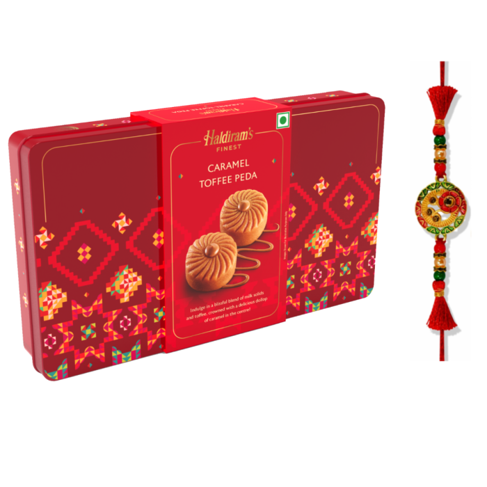 Caramel Toffee Peda (250 g) With Premium Rakhi main product photo