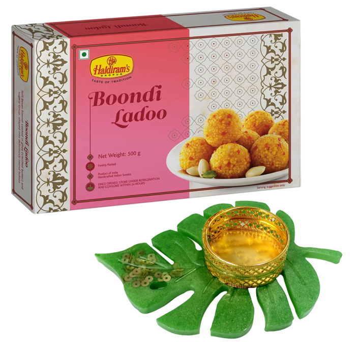 Boondi Ladoo 500 g with MediumDiya main product photo