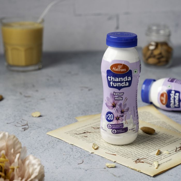 Thanda Funda - Kesar Milk (180ml - Pack of 12) main product photo