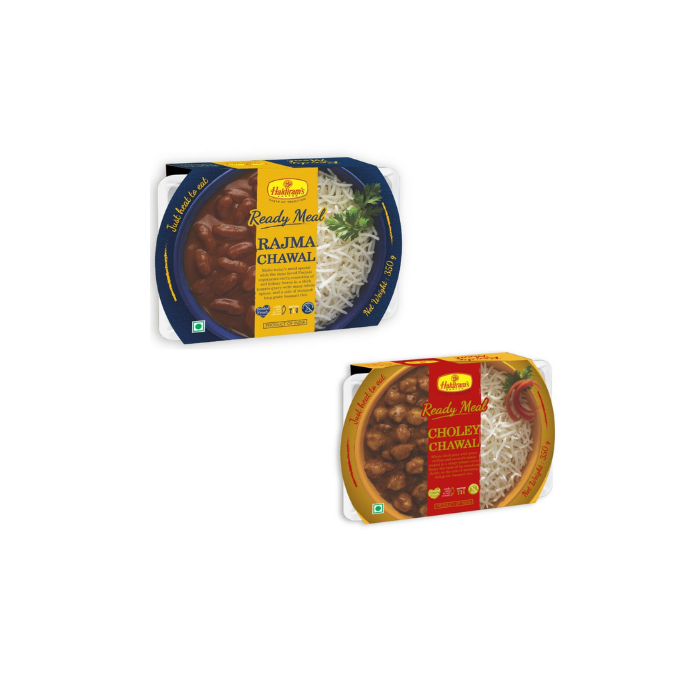Rajma Chawal (350 gms) and Choley Chawal (350 gms) Combo main product photo