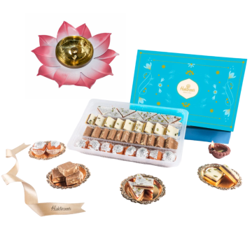 BANDHAN with Medium Diya-Metal