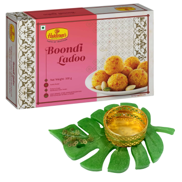 Boondi Ladoo 500 g with MediumDiya 