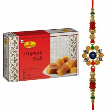 Mysore Pak (500 g) With Premium Rakhi
