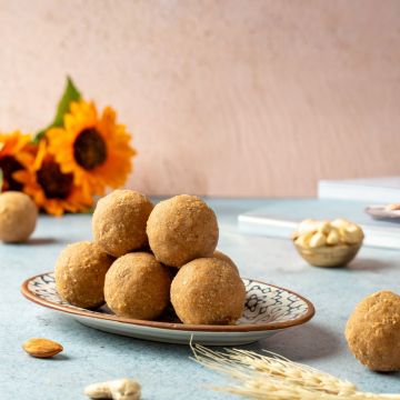 Atta Ladoo with Mango Burfee Combo - Hover Image