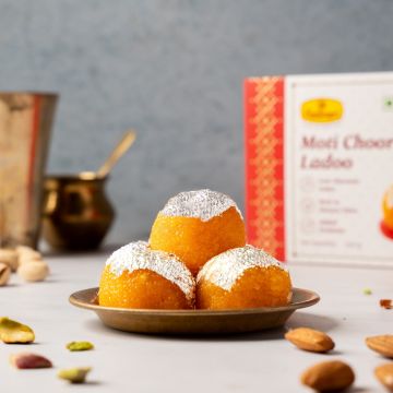 Moti Choor Ladoo -No Added Sugar (250 g) - Hover Image