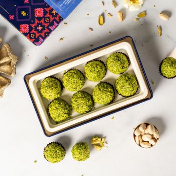 Pistachio Chocolate Ladoo (250 g) - Hover Image