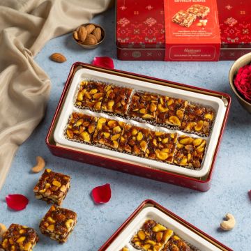 Gulkand Dryfruit Burfee (250 g) - Hover Image