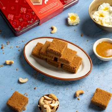 Cashew Caramel Burfee (250 g) - Hover Image