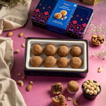 Hazelnut Crunchy Ladoo (250 g) - Hover Image