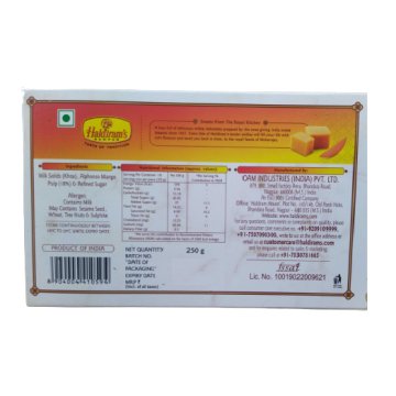 Mango burfee (250 g) - Hover Image