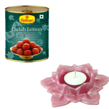 Gulab Jamun (1kg) with Large Diya 