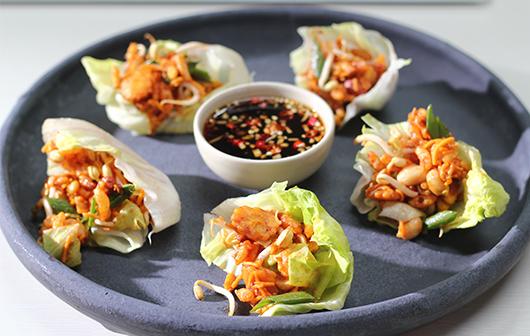 Bhel Lettuce Wraps