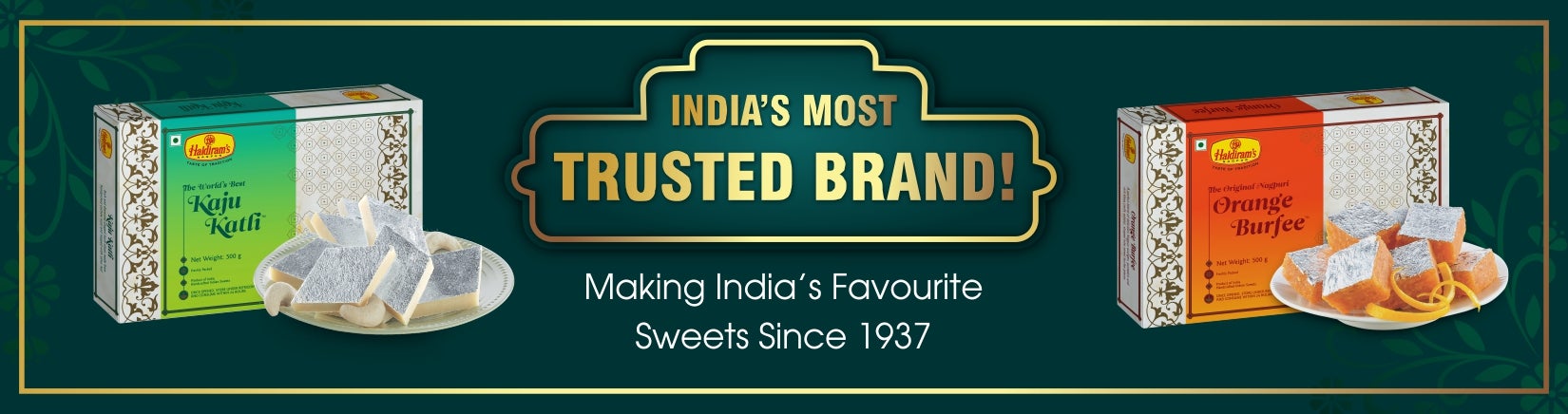Buy Indian sweets online from trusted brand Haldiram's Nagpur